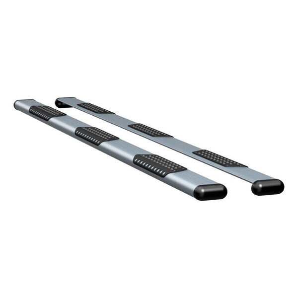 Luverne Truck Equipment O-MEGA II 6IN OVAL STEPS SILVER POWDER COAT 583125-571439 - main